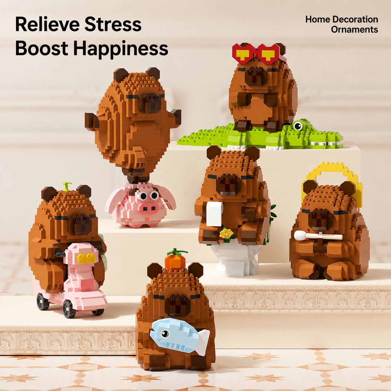 Capybara Nano Building Block Set