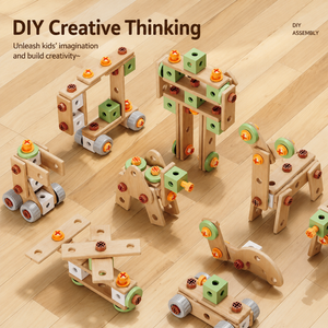 Kids DIY Electric Drill Tool Set - Montessori Construction Toy