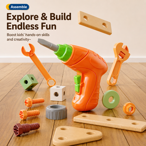 Kids DIY Electric Drill Tool Set - Montessori Construction Toy